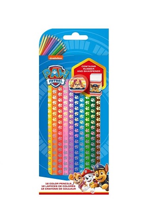 Barevné pastelky TLAPKOVÁ PATROLA