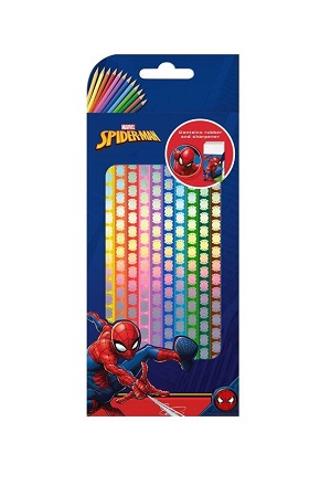 Barevné pastelky SPIDERMAN