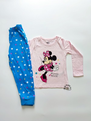 Dívčí pyžamo disney MINNIE růžovo-modré