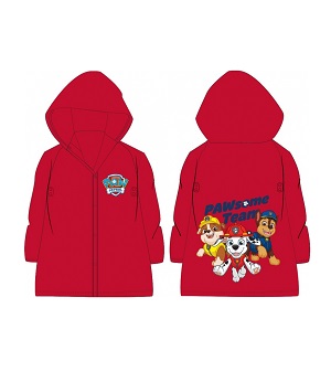 Pláštěnka TLAPKOVÁ PATROLA červená