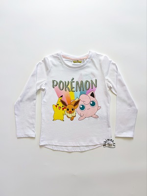 Dívčí tričko POKEMON bílé DR