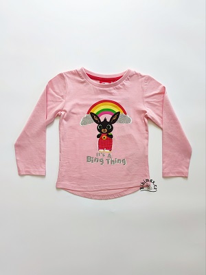 Dívčí tričko BING růžové DR