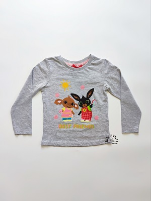 Dívčí tričko BING šedé DR