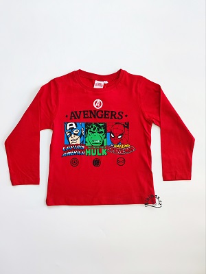 Chlapecké tričko AVENGERS červené DR