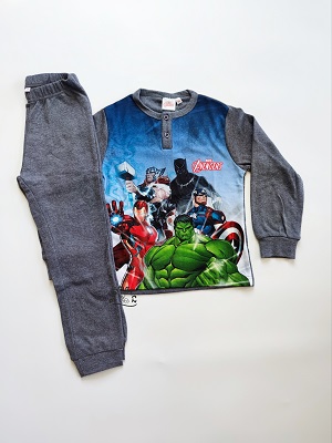 Chlapecké pyžamo AVENGERS tmavě šedé