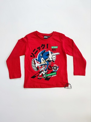 Chlapecké tričko SONIC červené DR