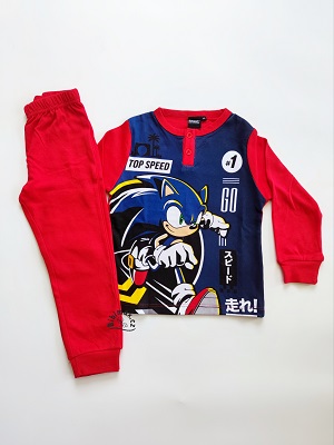 Chlapecké pyžamo SONIC červené
