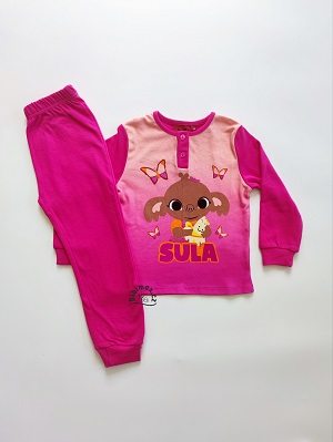 Dívčí pyžamo BING růžové