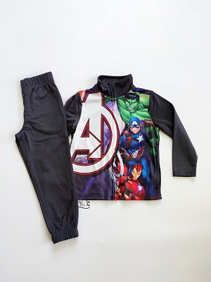 Tepláková souprava AVENGERS tmavě šedá A