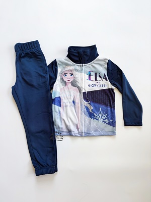Dívčí tepláková souprava FROZEN tmavě modrá