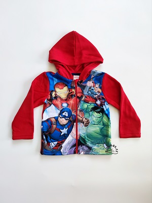 Chlapecká mikina AVENGERS červená