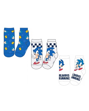 Chlapecké ponožky SONIC - 3ks