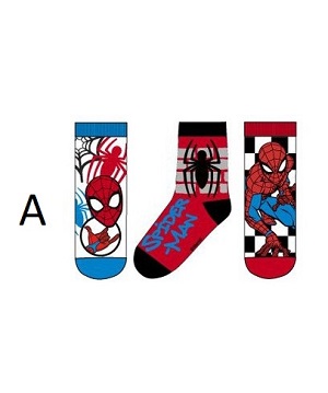 Chlapecké ponožky SPIDERMAN 3ks - A