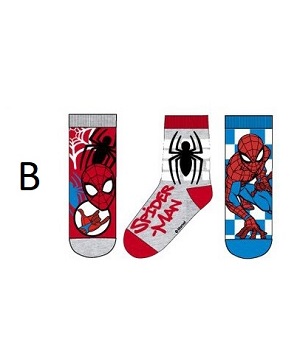 Chlapecké ponožky SPIDERMAN 3ks - B