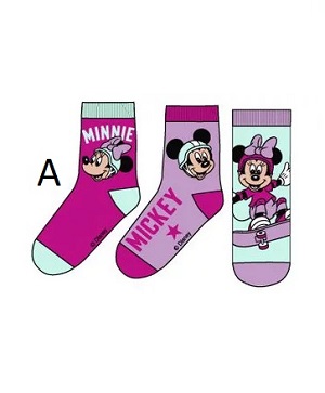 Dívčí ponožky disney MINNIE 3 ks - A