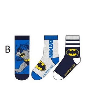 Chlapecké ponožky BATMAN 3 ks - B
