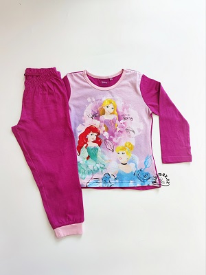 Dívčí pyžamo disney PRINCESS fialkové