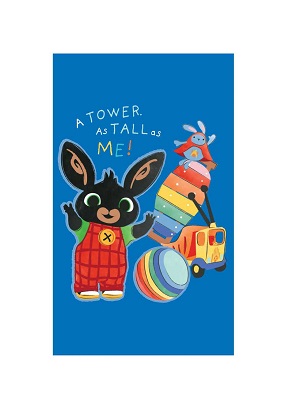 Malý bavlněný ručník BING modrý