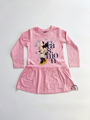 Dívčí bavlněné šaty disney MINNIE růžové DR