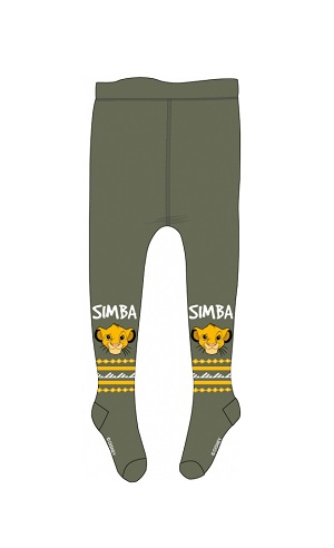 Chlapecké punčocháče LVÍ KRÁL - tmavě zelené