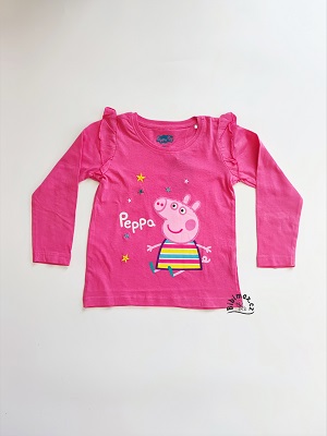 Dívčí tričko PRASÁTKO PEPPA růžové DR