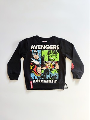Chlapecká mikina AVENGERS černá