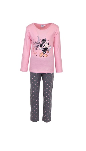Dívčí pyžamo disney MINNIE růžovo-šedé