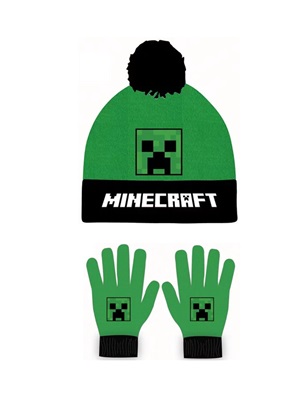 Zimní sada MINECRAFT zelená