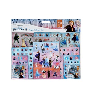 Velké nálepky FROZEN - 500 ks