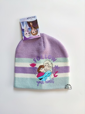 Dívčí zimní čepice Disney FROZEN světle fialková