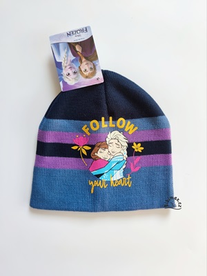 Dívčí zimní čepice Disney FROZEN modrá