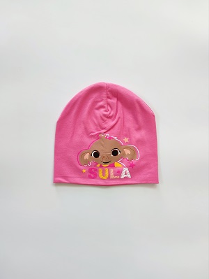 Dívčí čepice BING světle růžová - SULA