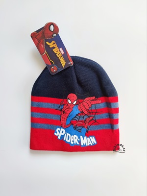 Chlapecká zimní čepice SPIDERMAN červená