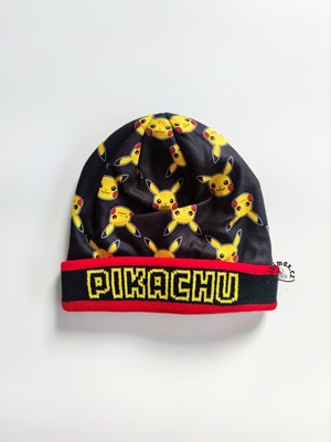 Zimní čepice POKEMON červeno/černá