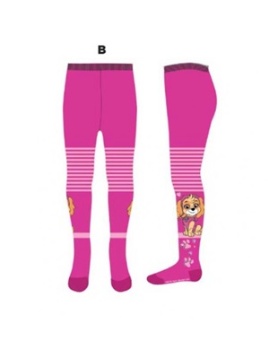 Dívčí punčocháče TLAPKOVÁ PATROLA - růžové