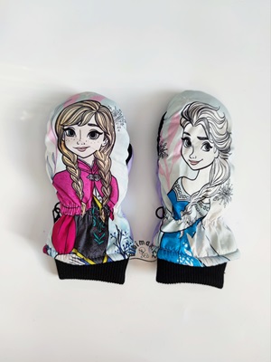 Dívčí zimní rukavice FROZEN palčáky - modré