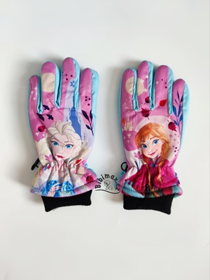 Dívčí zimní rukavice FROZEN prstové - modré