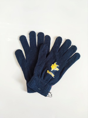 Pletené rukavice POKÉMON - tmavě modré