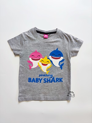 Chlapecké tričko BABY SHARK KR - šedé