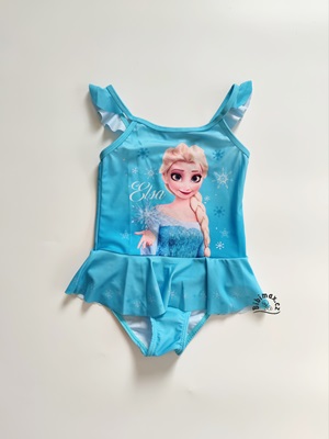 Dívčí jednodílné plavky disney FROZEN modré M2