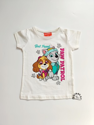 Dívčí tričko TLAPKOVÁ PATROLA - Best Friends bílé