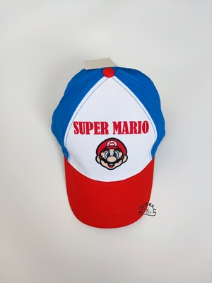 Chlapecká kšiltovka SUPER MARIO bílo/modrá