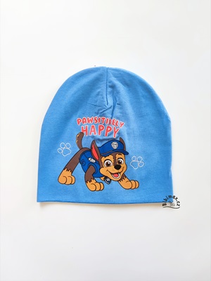 Chlapecká čepice TLAPKOVÁ PATROLA -modrá Happy