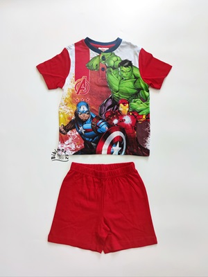 Chlapecké letní pyžamo marvel AVENGERS červené A