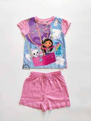 Dívčí letní pyžamo GABBY´S DOLLHOUSE světle růžové