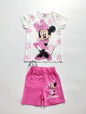 Dívčí letní komplet MINNIE světle růžový