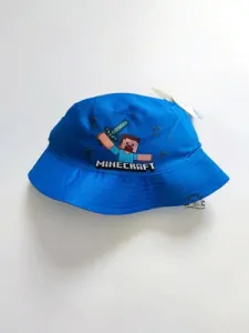 Letní klobouček MINCRAFT modrý