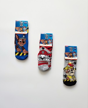 Chlapecké froté ponožky TLAPKOVÁ PATROLA 