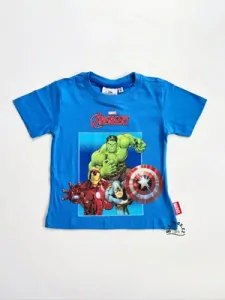 Chlapecké tričko AVENGERS světle modré KR