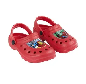 Chlapecké sandály typu Crocs AVENGERS červené
